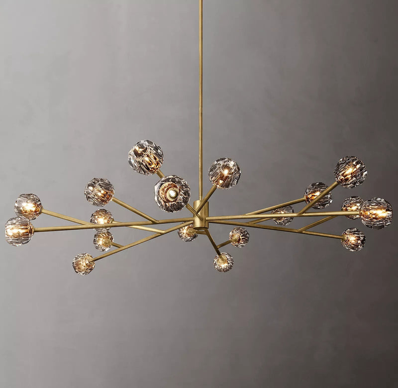 Boule Crystal Round Chandelier 72" - Franing