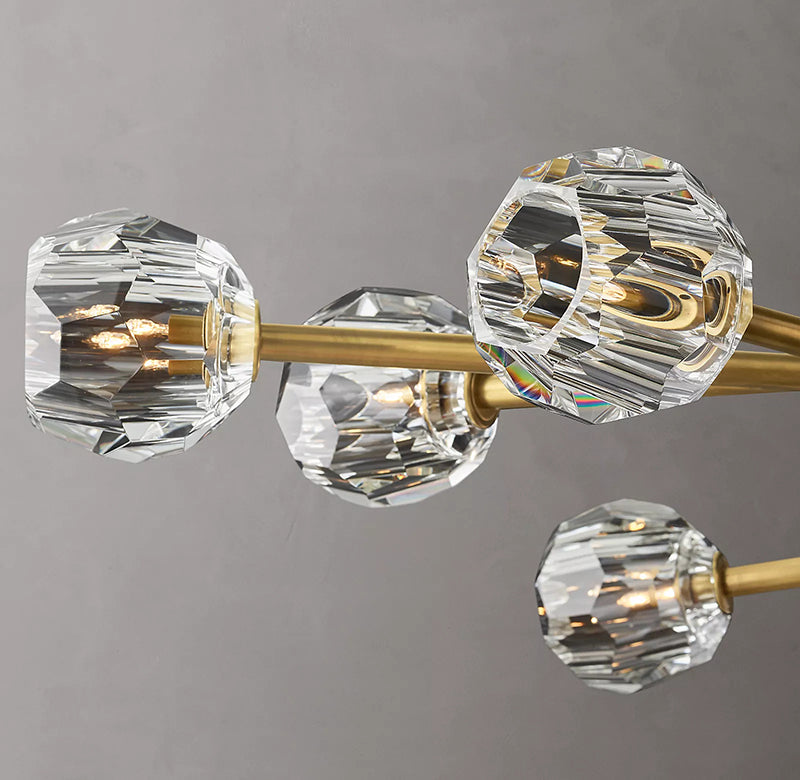 Boule Crystal Round Chandelier 72" - Franing