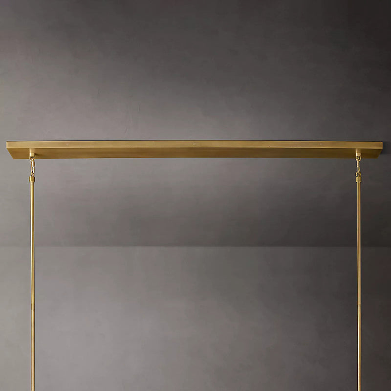 Boule Cristal Linear Chandelier 48" - Franing