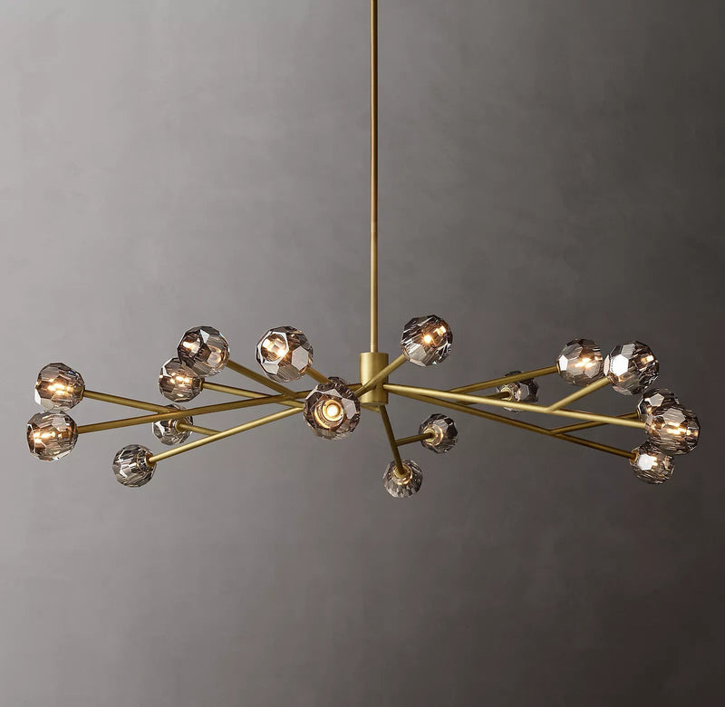 Boule Crystal Round Chandelier 72" - Franing