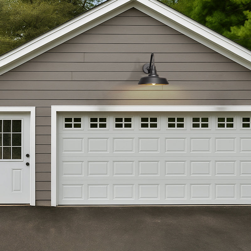 Dusk to Dawn Barn Light Large Size.Outdoor Waterproof Gooseneck Barn Light