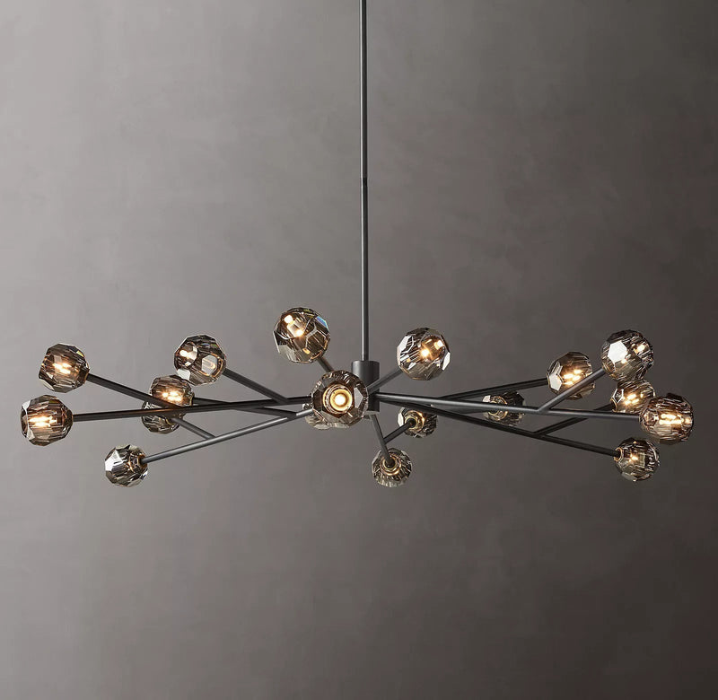 Boule Crystal Round Chandelier 72" - Franing