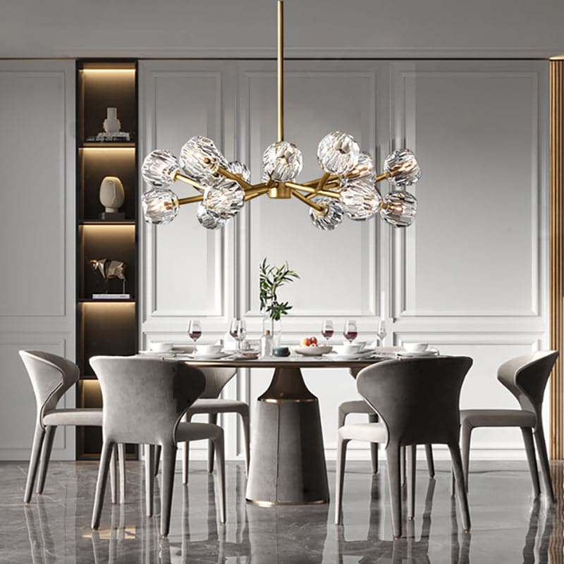 Boule Cristal Round Chandelier 36" - Franing