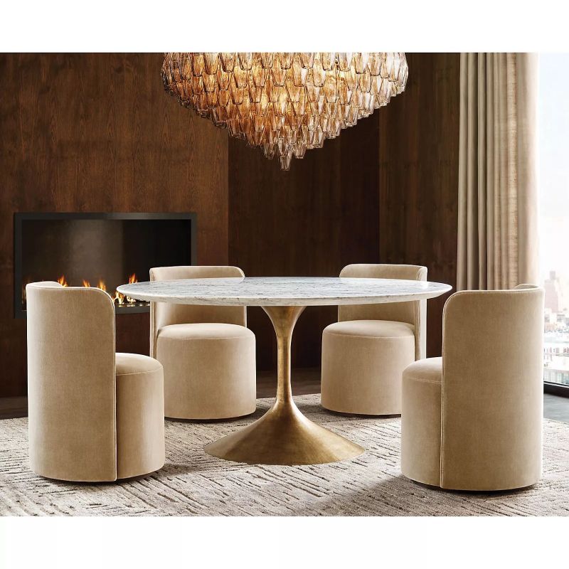 Chiara Smoke Glass Tiered Round Chandelier 37" - Franing