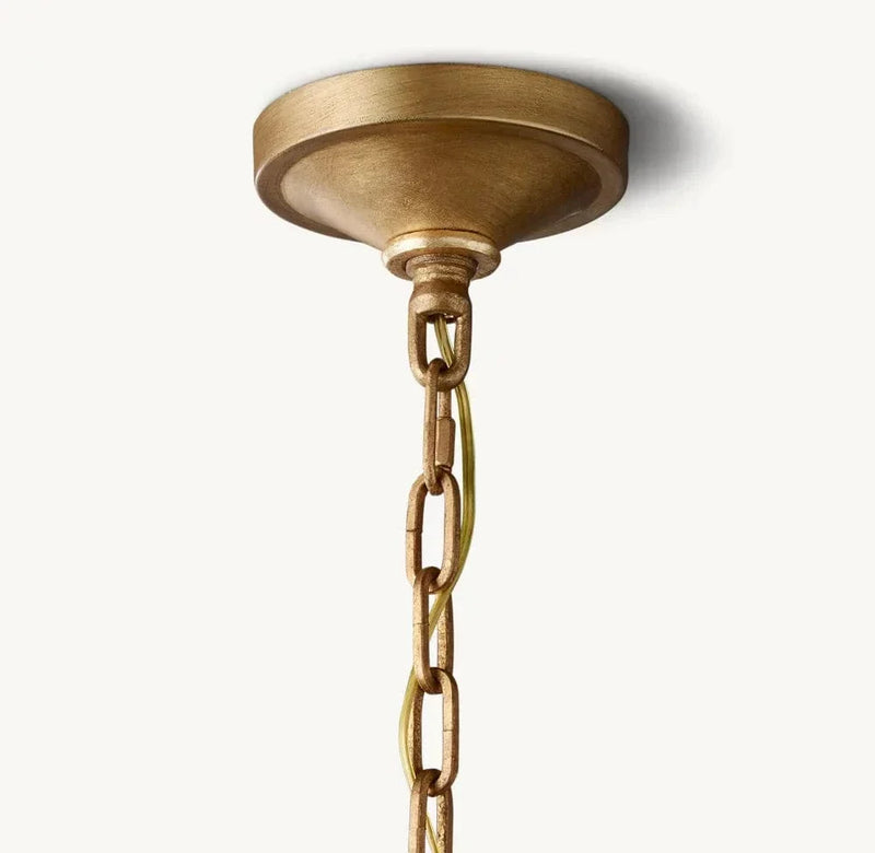 Franing Chandelier,SHOP ALL,metal chandelier,Farmhouse 19TH C. ENGLISH OPENWORK ROUND CHANDELIER 60"