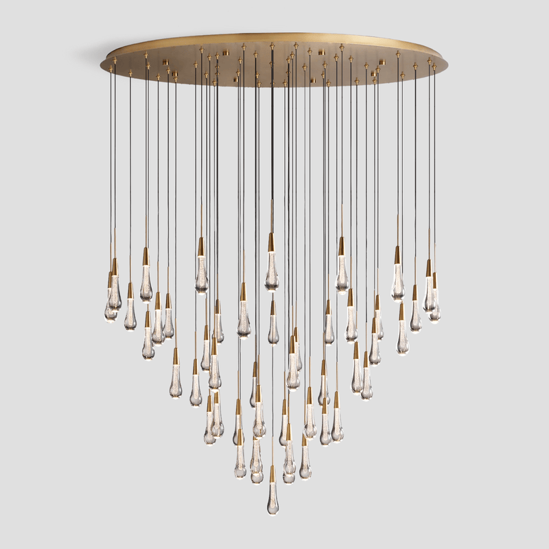 Franing SHOP ALL,crystal chandelier,Ceiling,Island counter/dining room 58'' / BRASS Soltaire Round Chandelier 17'' 24'' 36'' 40'' 58''D