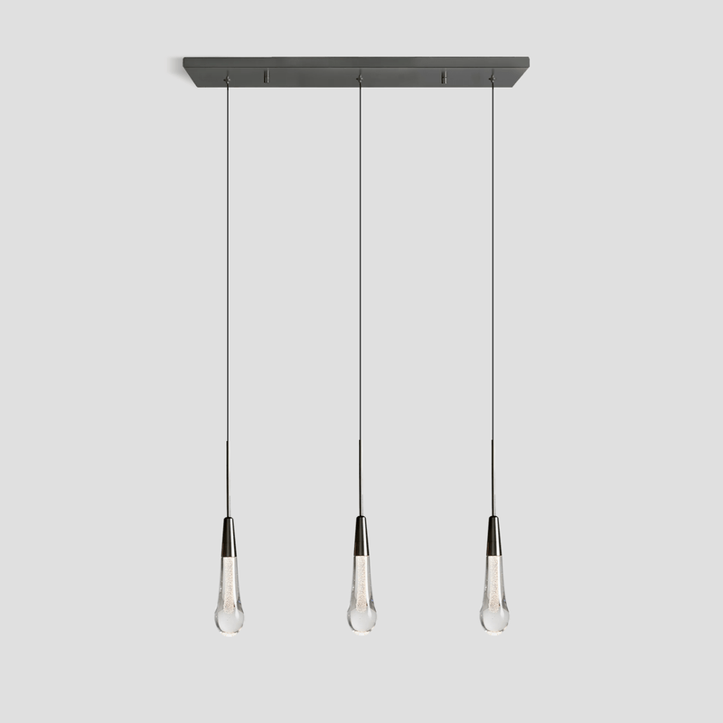 Franing SHOP ALL,crystal chandelier,Ceiling,Island counter/dining room BRONZE / 22'' (3 lights) Soltaire Linear Chandelier 22'' 35''W