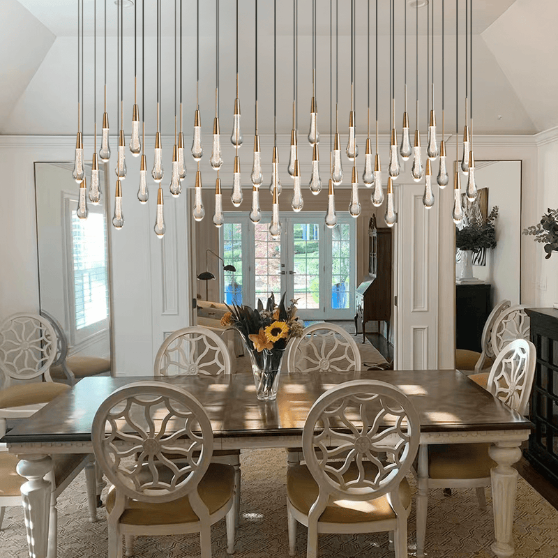 Franing SHOP ALL,crystal chandelier,Ceiling,Island counter/dining room Soltaire Linear Chandelier 37'' 50'' 70'' 87"W 120"W
