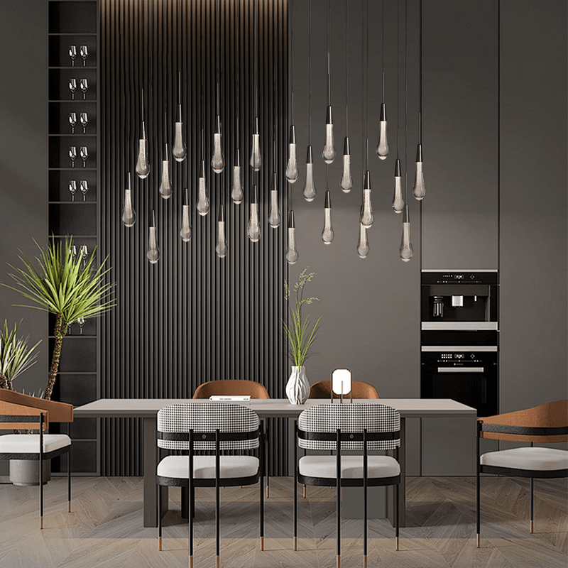 Franing SHOP ALL,crystal chandelier,Ceiling,Island counter/dining room Soltaire Linear Chandelier 37'' 50'' 70'' 87"W 120"W