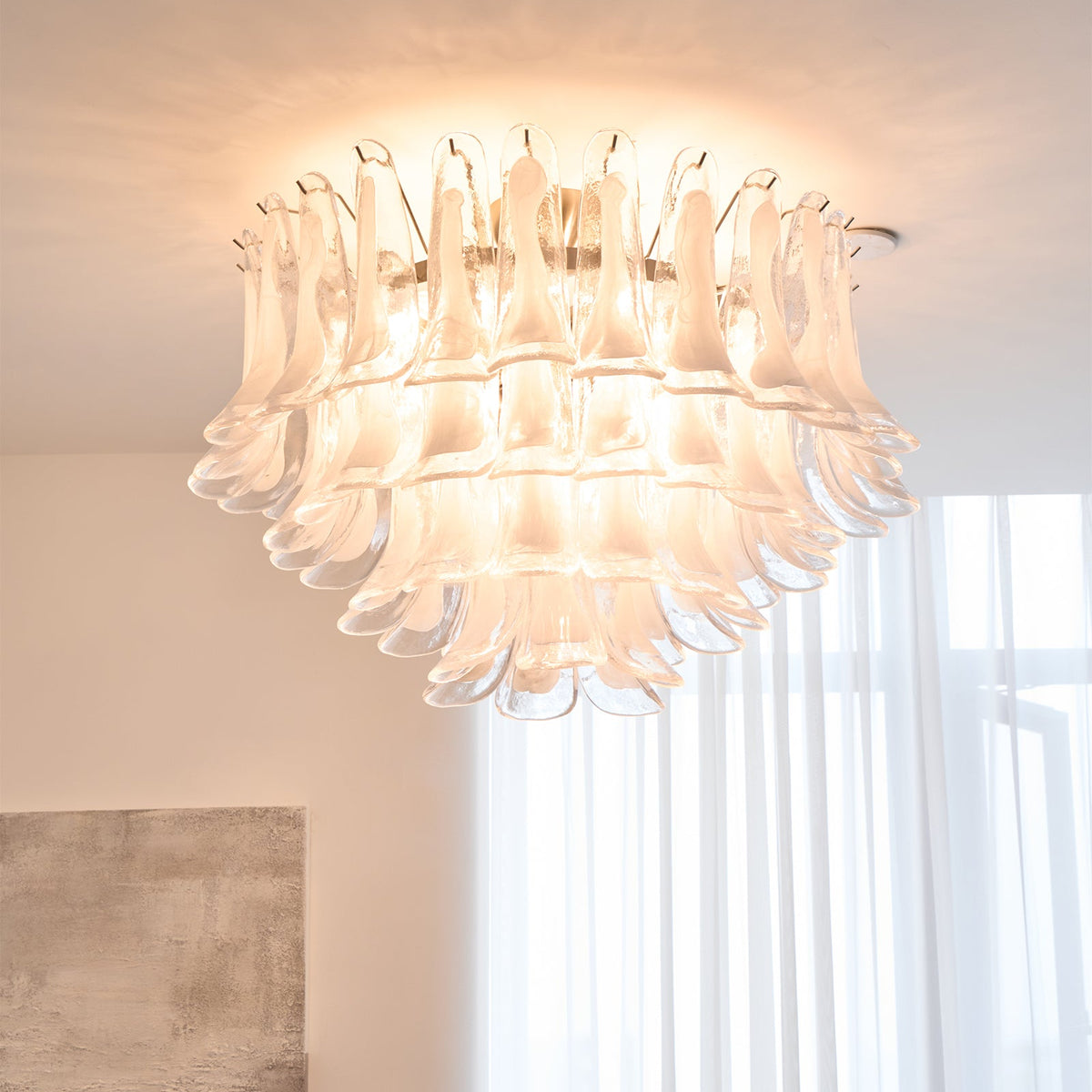 Wave Murano Ceiling Lamp