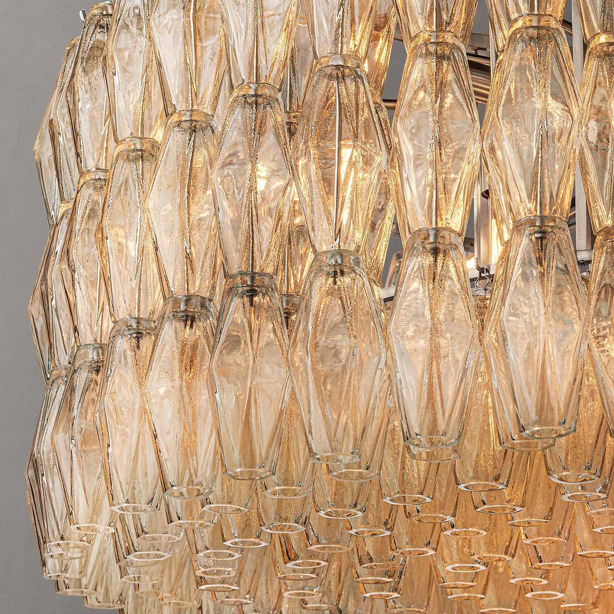 Chiara Glass Round Chandelier 47" - Franing