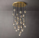 Boule Crystal Round Cluster Chandelier 30" - Franing