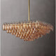Chiara Glass Multi-Tier Square Chandelier 32"SQ - Franing
