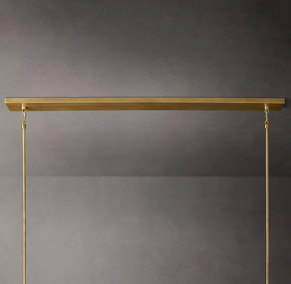 Boule Cristal Linear Chandelier 60" - Franing