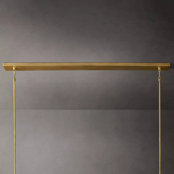 Boule Cristal Linear Chandelier 48" - Franing