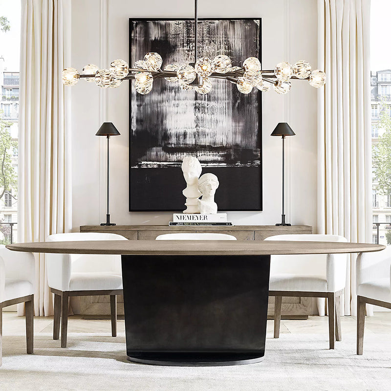 Boule Crystal Round Chandelier 72" - Franing