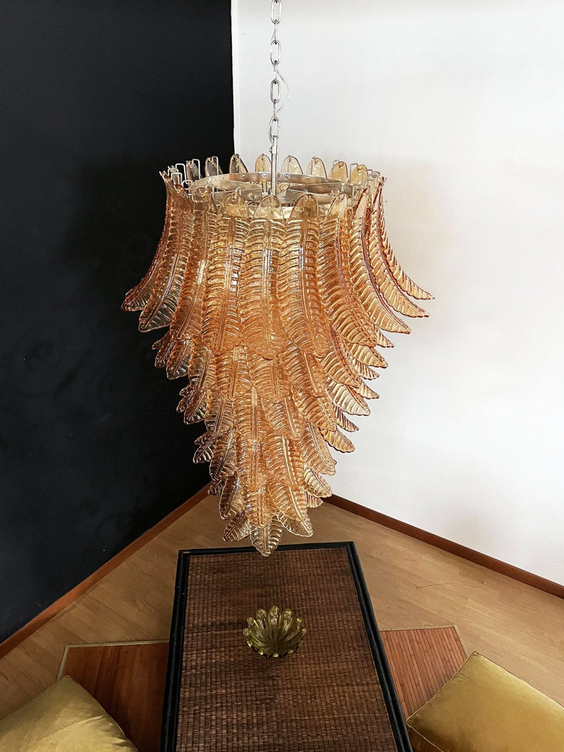 Rosalind Murano Amber Chandelier