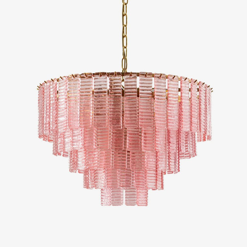 Opalora Pink Murano Chandelier
