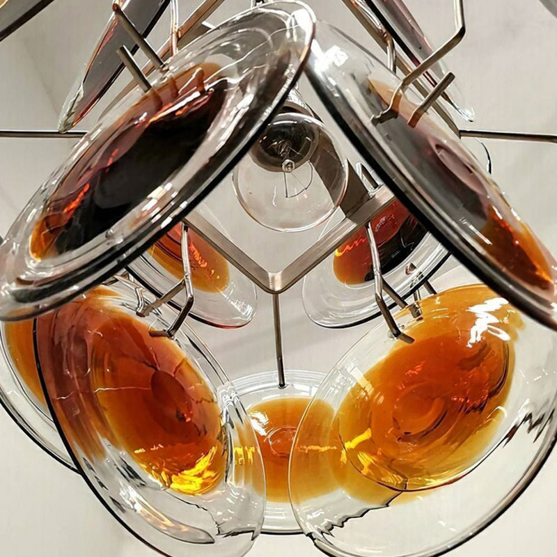 Mazzega Vistosi Murano Chandelier