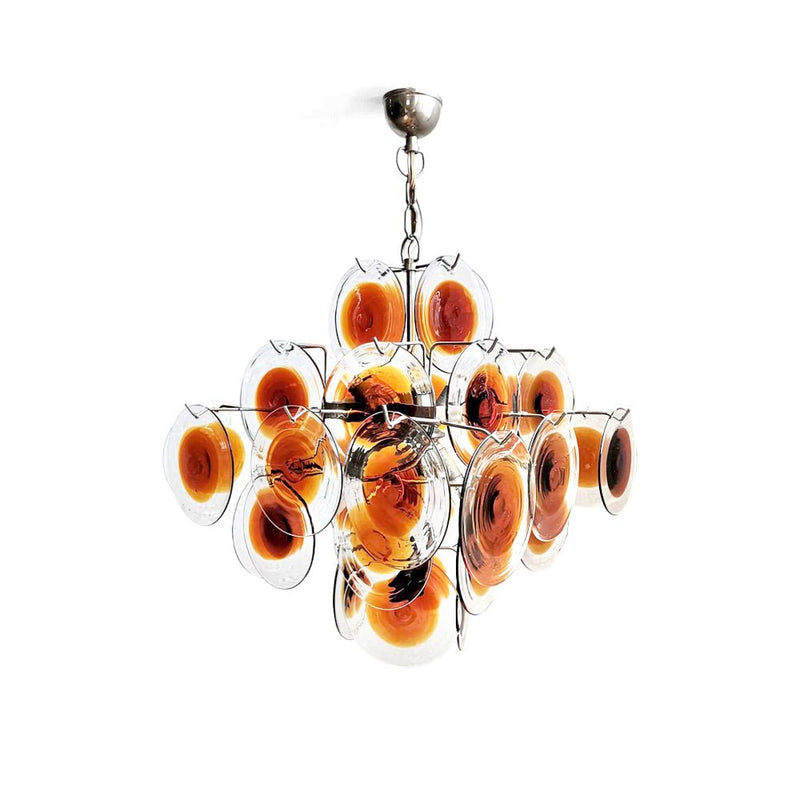 Mazzega Vistosi Murano Chandelier