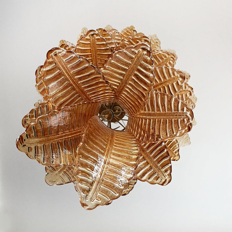 Rosalind Murano Amber Chandelier