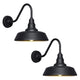 2 pack Dusk to Dawn Barn Light Large Size. Outdoor Waterproof Gooseneck Barn Light