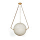 Alabaster Sphere Suspension Lamp, Pendant Kitchen Island Lamp