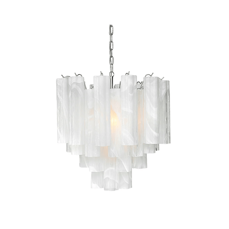 Frosted Glass Tubes Chandelier