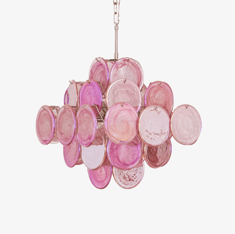 Aurelia Pink Murano Glass Chandelier