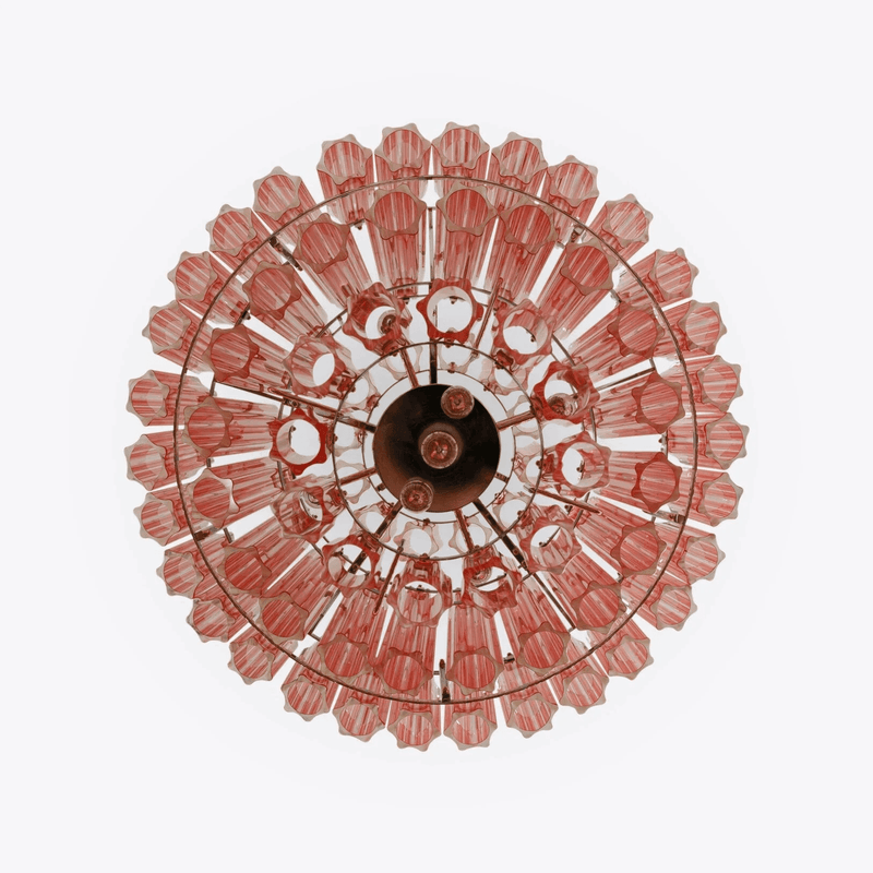 Pink Palermo Murano Chandelier