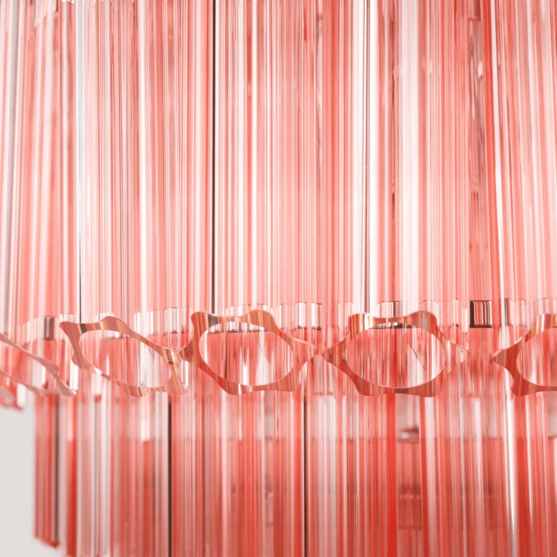 Pink Palermo Murano Chandelier
