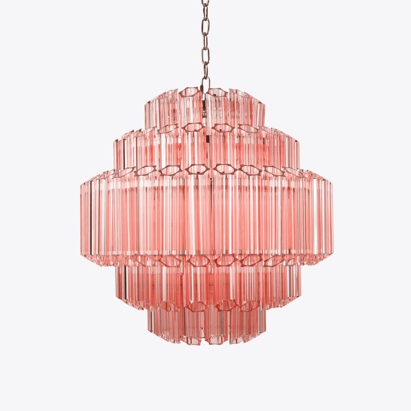 Pink Palermo Murano Chandelier