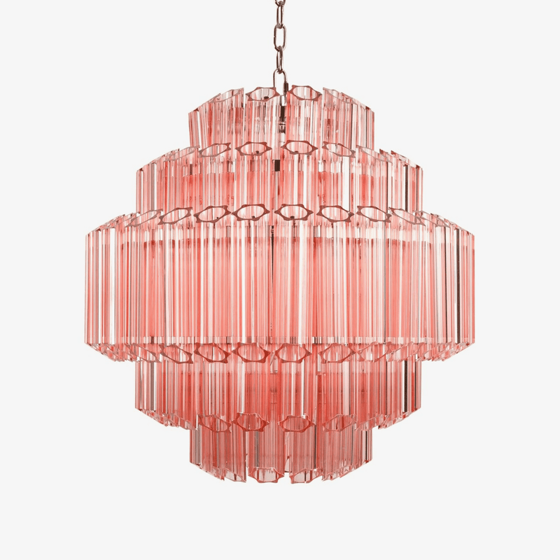 Pink Palermo Murano Chandelier