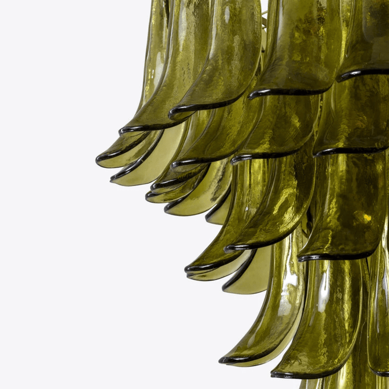 Green Petalo Chandelier