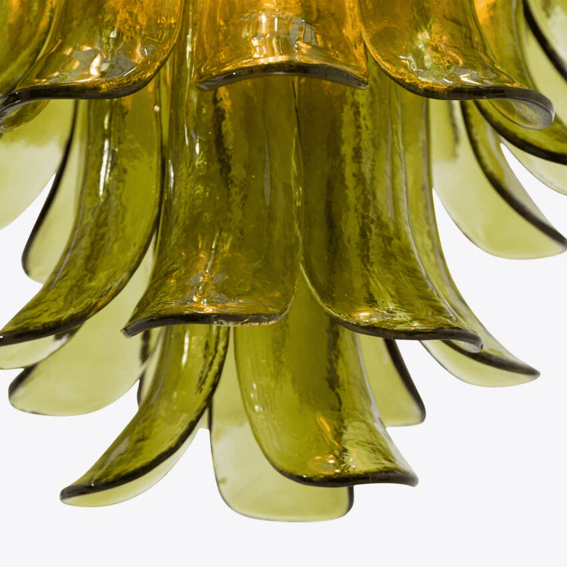 Green Petalo Chandelier