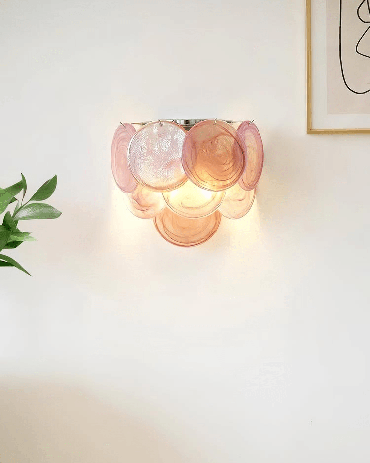 Lunaria Disc Murano Wall Lamp