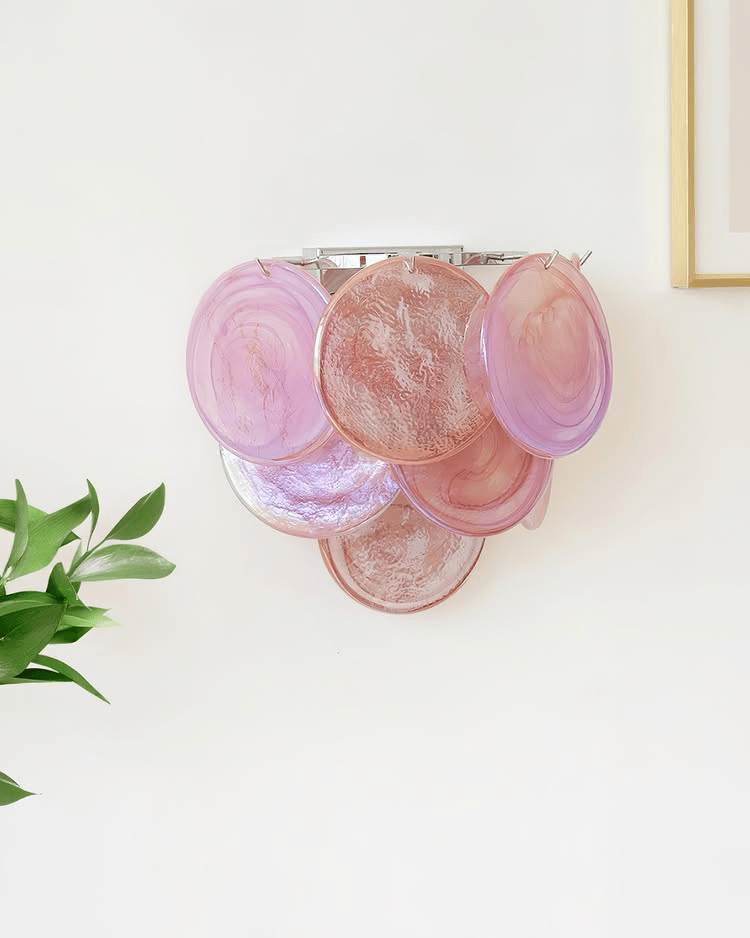 Lunaria Disc Murano Wall Lamp