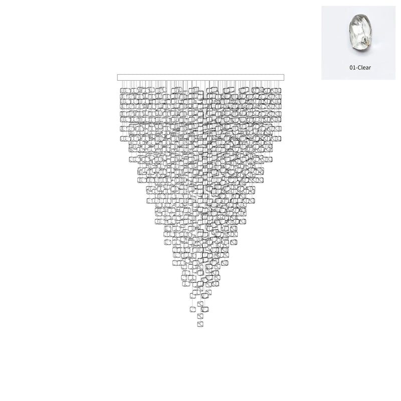 Crystal Stone Chandelier