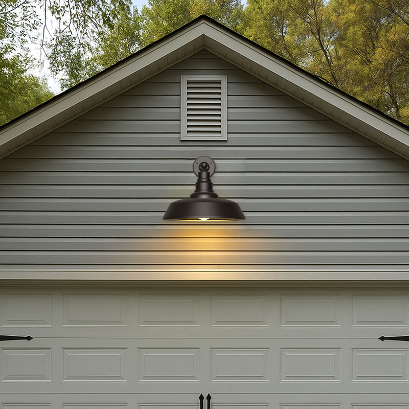 Premium Outdoor Barn Light – Straight Arm Farmhouse Wall Sconce for Patio. Garage. or Entryway