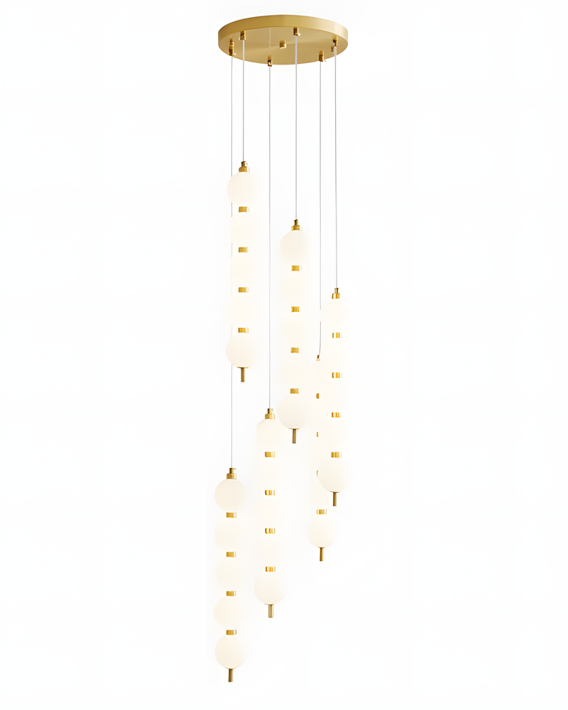 Acoji | Long Pearl Chandelier
