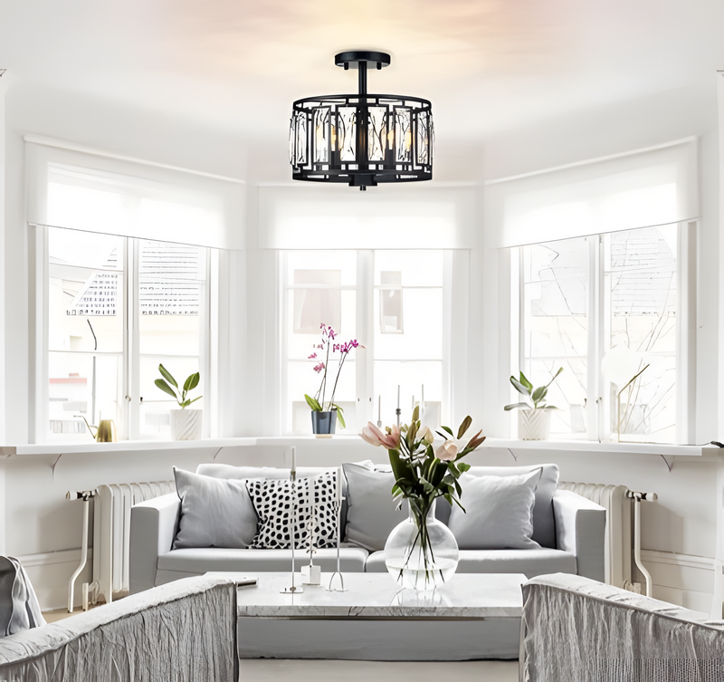 Sharinda 3 - Light Drum Chandelier