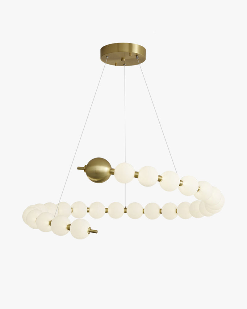 Acoji | Spiral Pearl Chandelier