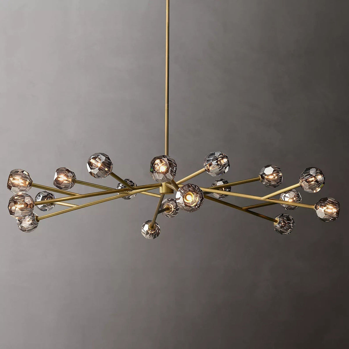 Boule Crystal Round Chandelier 72" - Franing