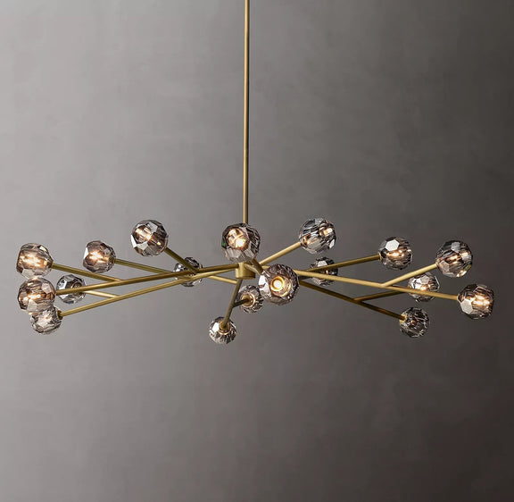 Boule Crystal Round Chandelier 72" - Franing