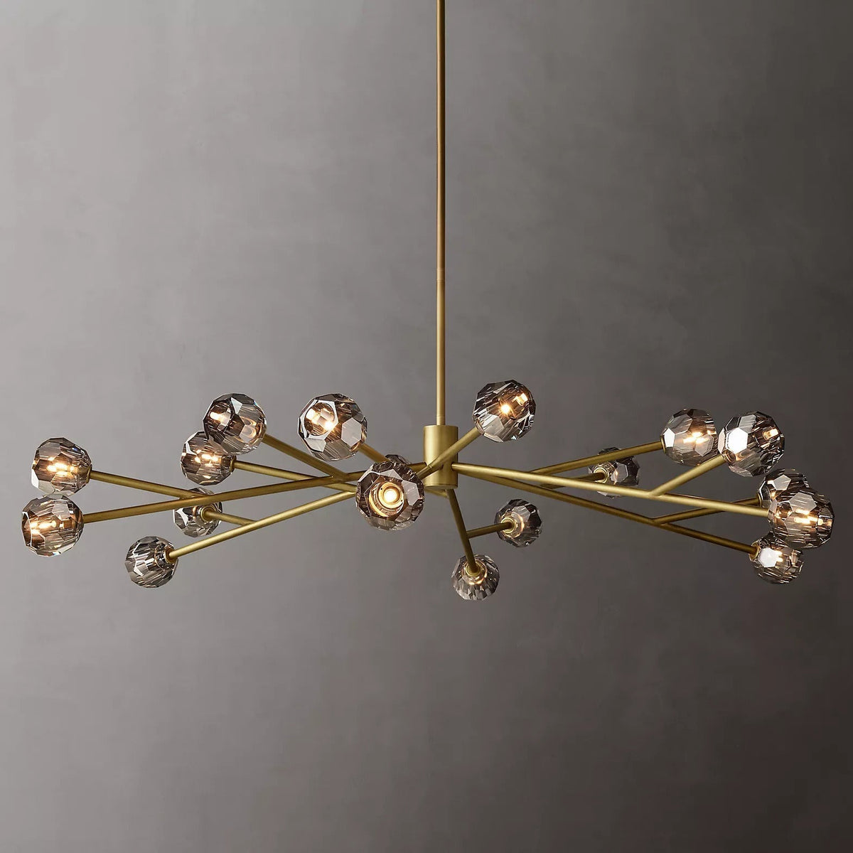 Boule Crystal Round Chandelier 72" - Franing