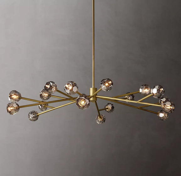 Boule Crystal Round Chandelier 72" - Franing