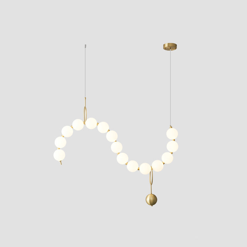 Acoji | String Pearl Chandelier