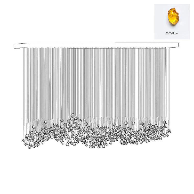 Crystal Stone Chandelier