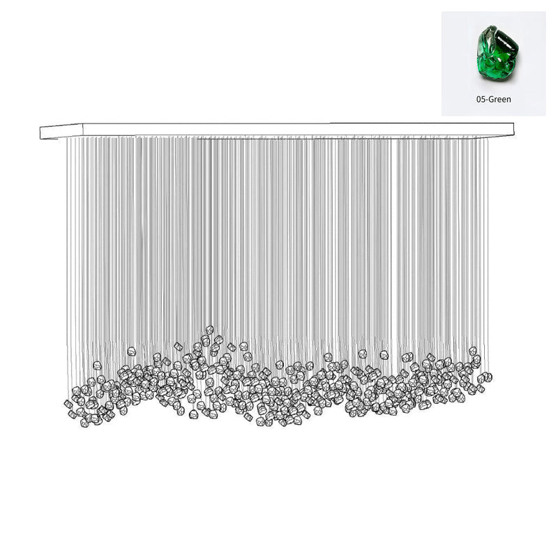 Crystal Stone Chandelier