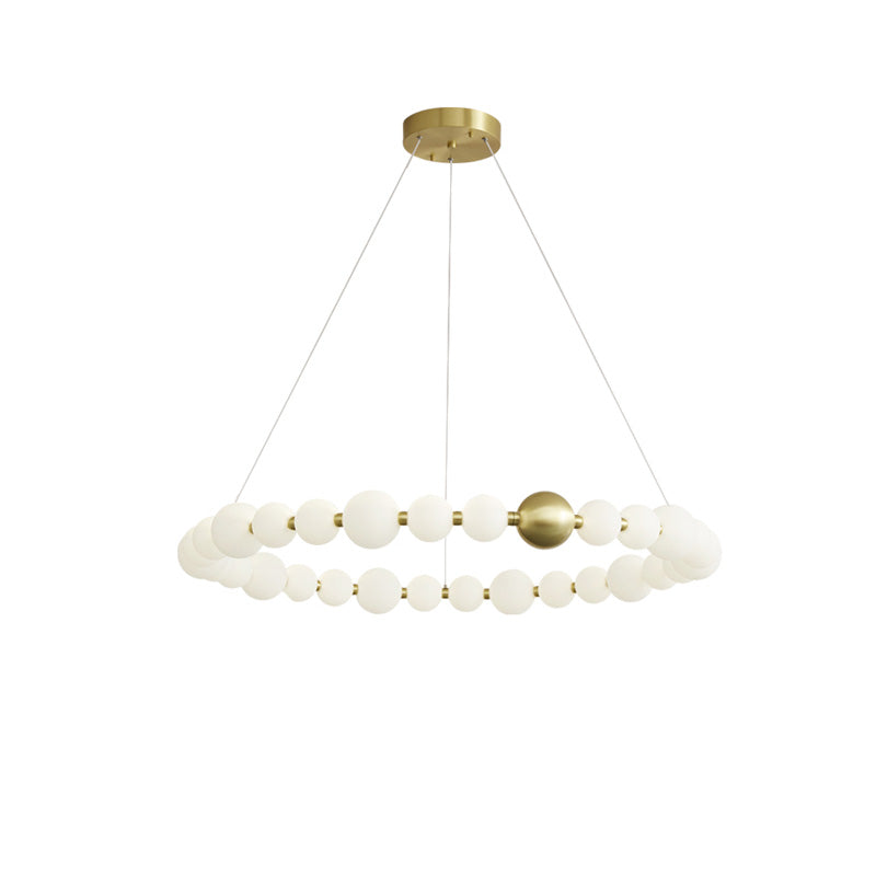 Acoji | Pear Necklace Circular Chandelier